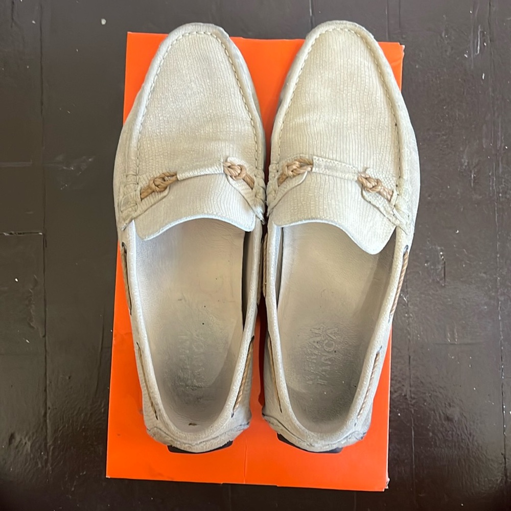 Cream loafers